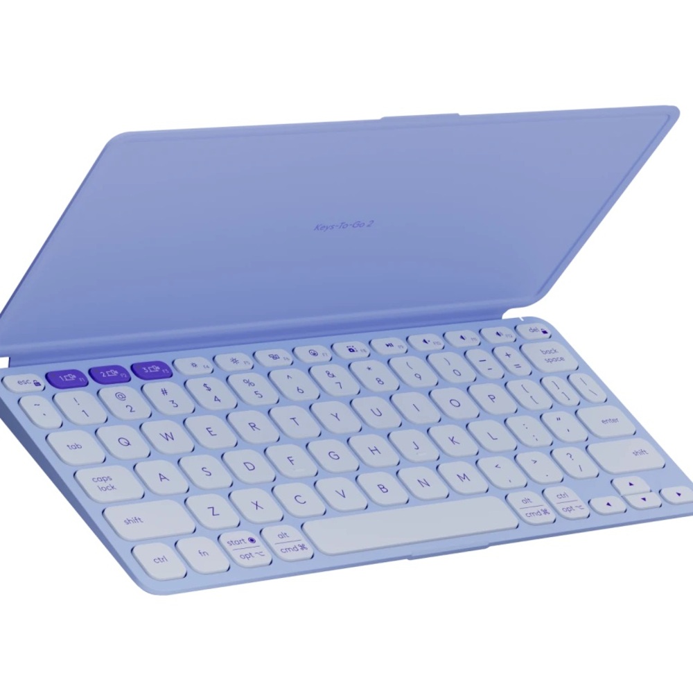 Logitech Lavender Bluetooth Tablet Keyboard